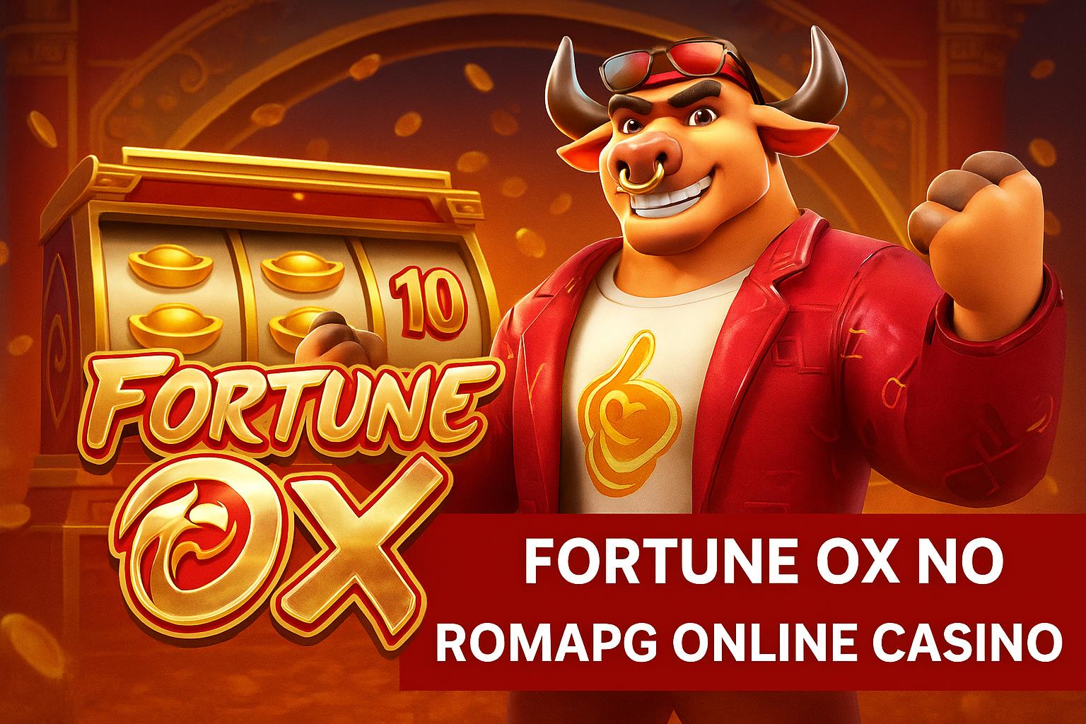 Fortune Ox no ROMAPG - Aposte Agora e Reivindique Seus Ganhos