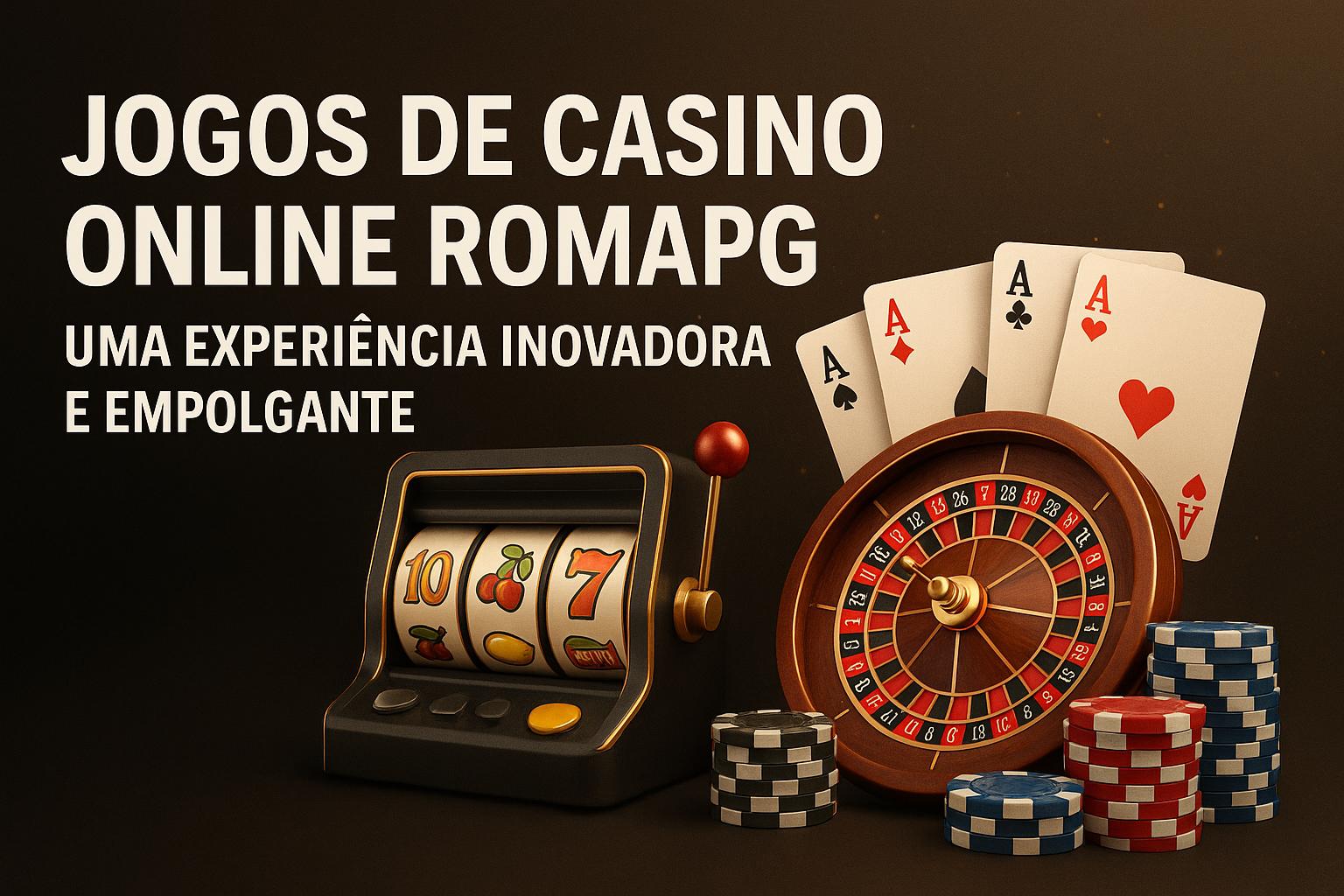 Jogos de cassino online inovadores e emocionantes na ROMAPG