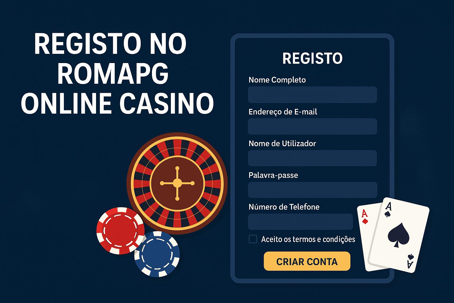 Não Perca tempo, o rRgistro na site ROMAPG